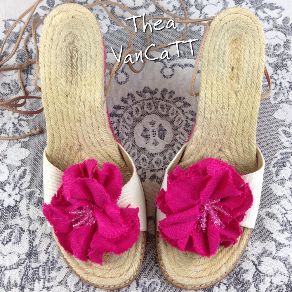 KATE SPADE - Juliette Flower Espadrille Wedges !<3 - Picture 2 of 8